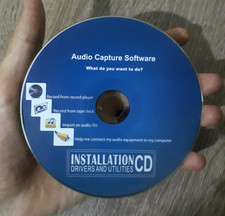 DVD Audio Capture Software Installation CD Driver What Do You Want To Do ? picture
