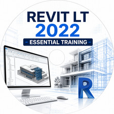 Learn Revit LT 2022 Essential Training Course DVD Disc Beginner Tutorials picture