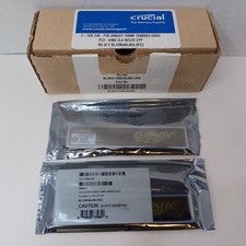 SUPER RARE Crucial Ballistix Tracer RGB DDR2 800MHz 1GBx2 (2GB Kit) NEW SEALED picture
