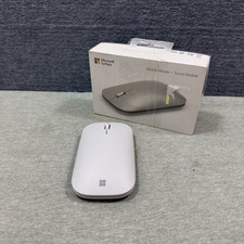 Microsoft Surface Wireless Computer Mouse - Platinum - Bluetooth Tested picture