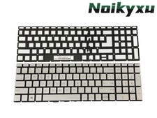 New HP 15-db0093nr 15-db1040nr 15-db1076nr 15-db0036nr Backlit Keyboard Silver picture