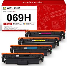  Toner Cartridges High Capacity Compatible Replacement for Canon 069H 069 Works  picture
