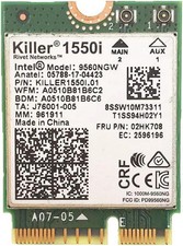 Killer 1550i.01 Intel Dual Band Wireless-AC 9560 abgn+ac BT NGFF Lenovo 02HK708 picture