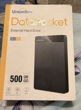 UnionSine, DataPocket, External Hard Drive, HD2510, Blue, 500gb NEW picture