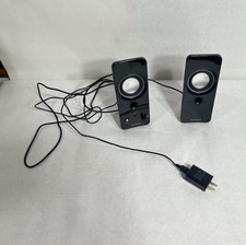 Insignia BRICK 2 Wired 2.0 Channel Computer Speakers, Black Rectangular picture