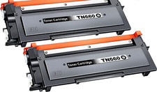 2 PACK Brother TN660 TN630 High Yield Compatible Toner Cartridge Replacement picture