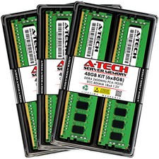 A-Tech 48GB 6x 8GB 1Rx4 PC4-19200R DDR4 2400 MHz ECC REG RDIMM Server Memory RAM picture