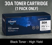 (NEW) Uniwork 30A Premium Toner Cartridge High Yield Black (1 Pc) - New in Box picture