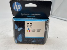 HP 62 Tri-Color Original Ink Cartridge C2P06AE Sealed Exp Nov 2027  picture