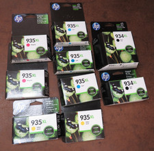 HP 934XL & 935XL Huge Lot of (9) Black & Color Ink Cartridges EXPIRED picture
