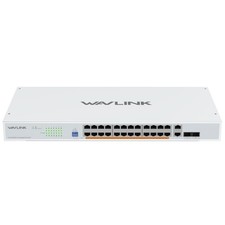 28 Port Gigabit Ethernet Switch Unmanaged Switch 24 PoE+ Ports 250W 2 SFP Slots picture