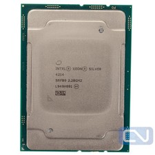 Intel Xeon Silver 4214 SRFB9 2.2GHz 16.5MB 12-Core LGA 3647 B Grade CPU picture