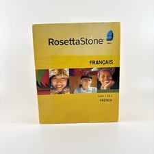NEW Rosetta Stone French Version 3 CD-Rom Win/Mac Homeschool Levels 1-3 Sealed picture