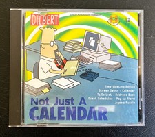 Vintage Software Dilbert Not Just a Calendar CD-ROM For Windows 3.1 1997 picture