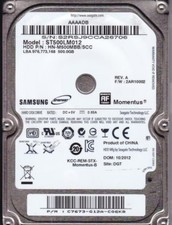 ST500LM012 pn: HN-M500MBB/SCC fw: 2AR10002 sn: S2R DGT 500GB SATA 2.5 SEAGATE picture
