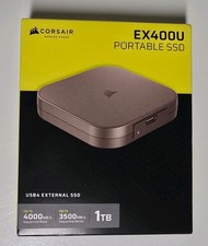 Corsair EX400U 1TB Portable SSD USB 4.0 Gray External Solid State Drive NIB picture