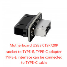 USB 3.0 19P/20P To Type E Adapter Converter for Motherboard USB3.0/3.1 19pin picture