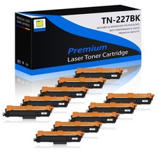 10PK TN227 Black Toner Cartridge for Brother HL-L3270CDW MFC-L3770CDW With CHIP picture