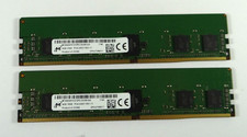 Micron 8GB (2 x 4GB) DDR4-2400 ECC RDIMM 1Rx8 PC4-2400T MTA9ASF51272PZ-2G3B1QG picture