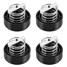 8Pcs Reusable Shock Absorbing Audio Isolation Feet for Record Player Black picture