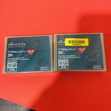 Imation 20GB/10GB TR-5 Travan NS Data Tape Cartridge 12115 NS20 TR5 NEW 2 Pack picture