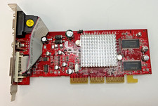 PowerColor ATI Radeon 9200SE 128MB AGP Graphics Card DVI VGA R92LE Untested picture
