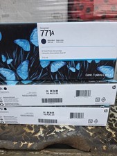GENUINE HP 771A (B6Y15A )Matte Black 775ml Cartridge  DESIGNJET  picture