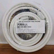 SPECTRUM SIK ACCESSORY PAK PHONE CABLE WHITE w/ 2-WAY SPLITTER ETHERNET COAX picture