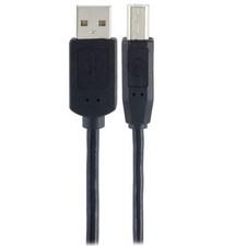 GE Home Electrical USB 2.0 Printer Cable, A Male to B Male Cord, for Printers, S picture