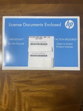 HPE 516471-B21 Smart Array Advance Pack 1Srv 1 year Brand New 516540-001 picture