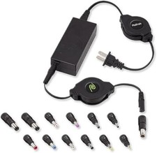 ReTrak 65W Universal AC Laptop Charger, ReTrak Laptop Charger with 13 Adapter picture
