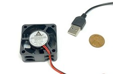 USB connector plug Fan 5v GDStime 4cm 4020 40mm 40x40x20mm computer picture