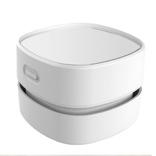 ODISTAR Desktop Vacuum Cleaner,Mini Table dust Sweeper White Usb Charging picture
