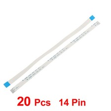 A Type 20Pcs 0.5mm Pitch 14 Pin AWM 20624 80C 60V VW-1 FFC Cable 200mm picture
