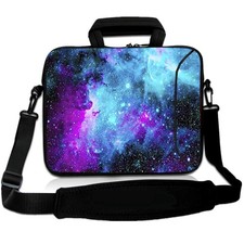 14-15.6 Inch Galaxy Laptop Shoulder Bag Messenger Bag Case Notebook Handle Sl... picture