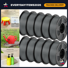 1.75mm PETG Filament 10KG - Texture Grey, High-Quality, Reusable Spool for 3D Pr picture