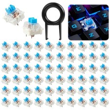 61Pcs Clickers for 3D Prints,Mechanical Keyboard Keycaps Set with Remover Too... picture