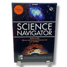 McGraw-Hill Science Navigator 4.0 CD-R 1998 Seal Torn PC/Mac Encyclopedia  picture