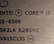 Intel core i5-6500 CPU picture
