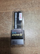 TeamGroup ELITE 16GB DDR5 RAM 4800MHz Desktop Memory (TED516G4800C40BK) picture