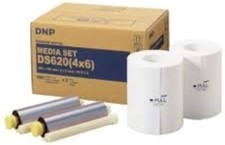 4x6 Media for DNP DS620A Photo Printer 1 box - 2 rolls / 2 ribbons - 800 prints picture