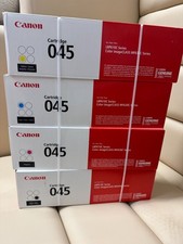 Canon Genuine Toner Bundle 045, 4 Pack for Canon Color Cyan Magenta Yellow Black picture