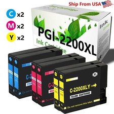 6PK PGI-2200 PGI2200XL Ink Cartridge for Maxify-iB4120 Printer picture