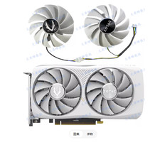 For ZOTAC RTX4060 8GB TWIN EDGE OC WHITE Special Edition Graphics Fan picture
