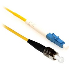 Corning 2m LC-FC Simplex 9/125 OS2 Singlemode Fiber Patch Cable OFNR Yellow 6FT picture