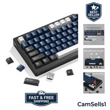 Double Shot PBT keycaps Set, Cherry Profile Keyboard Keycaps | 138-keys retro... picture