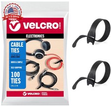 Reusable Cable Ties, Practical Tech Gifts for Men, 100 Pack 6 Inch Cable Managem picture