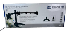 Mount-It MI-789 Triple Monitor Stand Desk Mount 24 Inch VESA Heavy Duty New Seal picture
