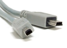 Digitus USB 2.0 Type Mini B 4-Pin to 5-Pin M/m Data Cable Data Lead St/ST 1.8m picture