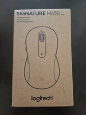 Logitech Signature M650 L Wireless Mouse Black 910-006265  - Large Sealed New picture